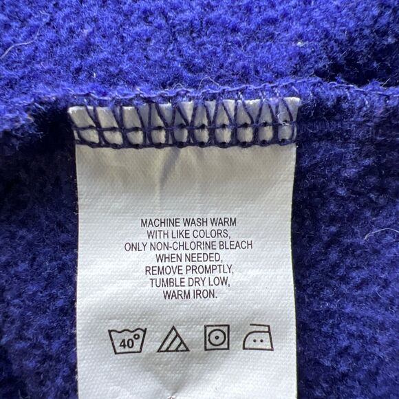 Wrangler Blues Western Vest Women Small Equestrian Horse Blue Orange Fleece - Picture 5 of 8